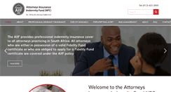 Desktop Screenshot of aiif.co.za